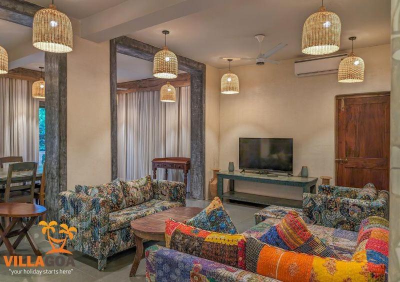 Beach Villa Morjim Zimmer foto