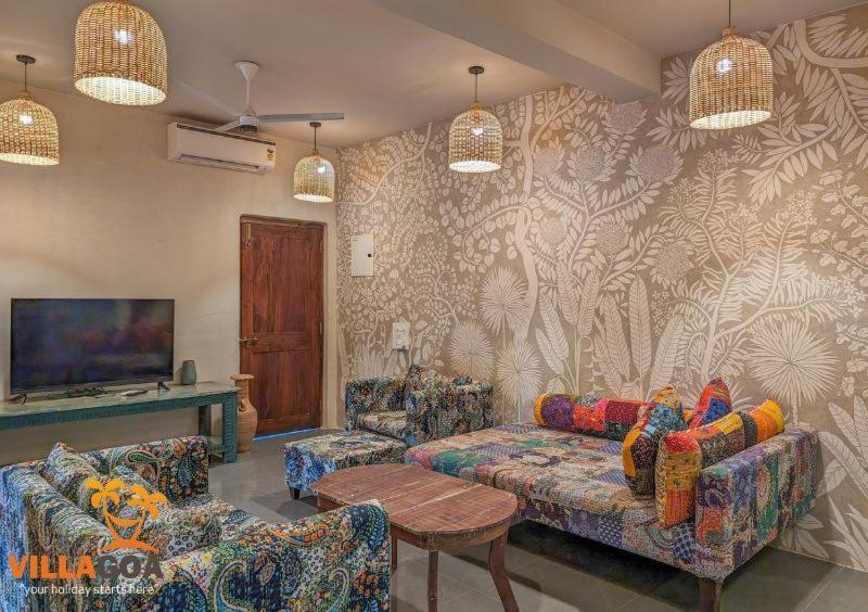 Beach Villa Morjim Zimmer foto