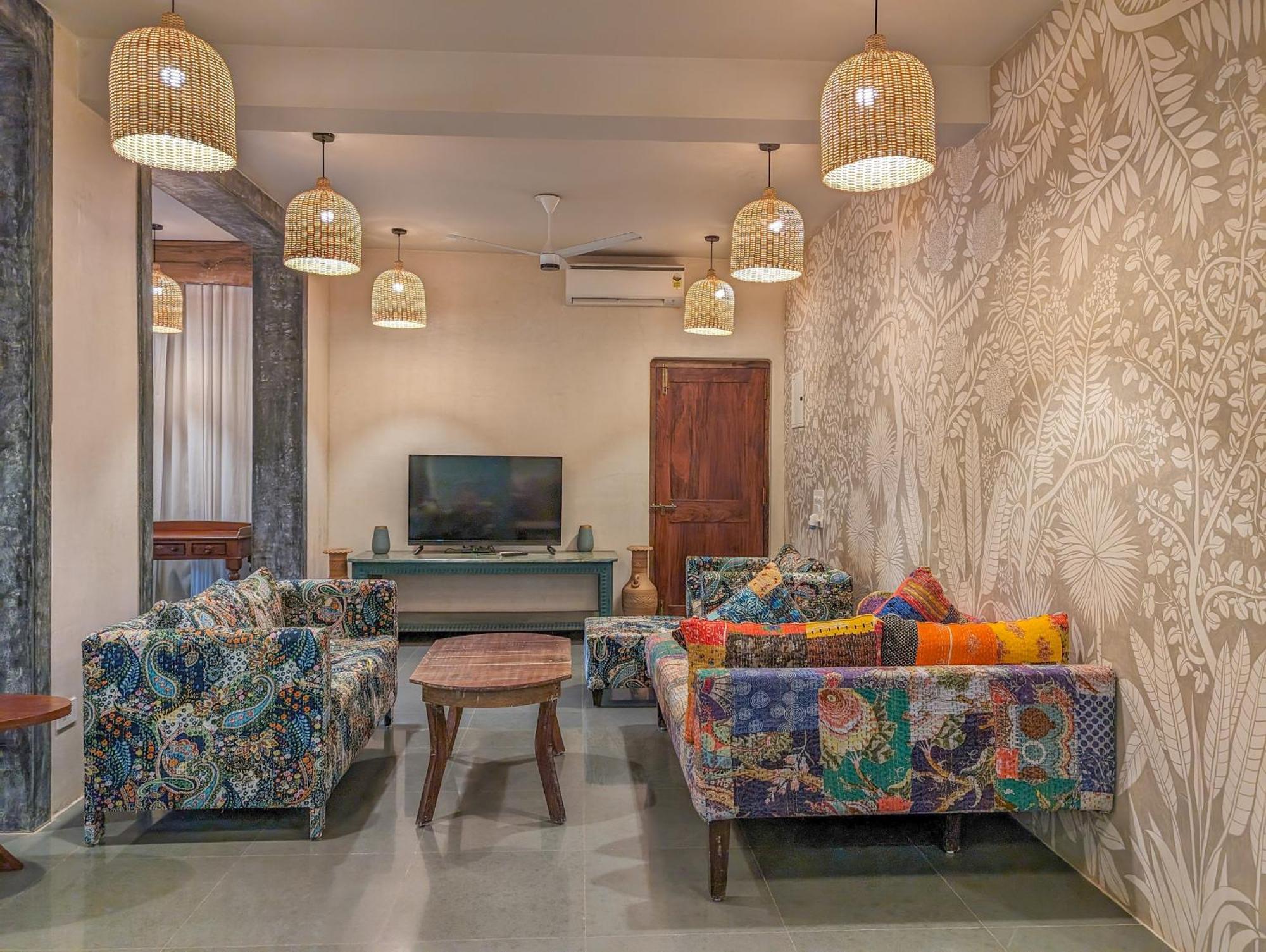 Beach Villa Morjim Zimmer foto
